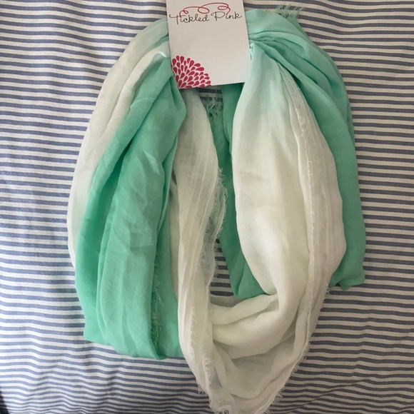 Tickled Pink Dip Dyed Scarf - Picture 4 of 4